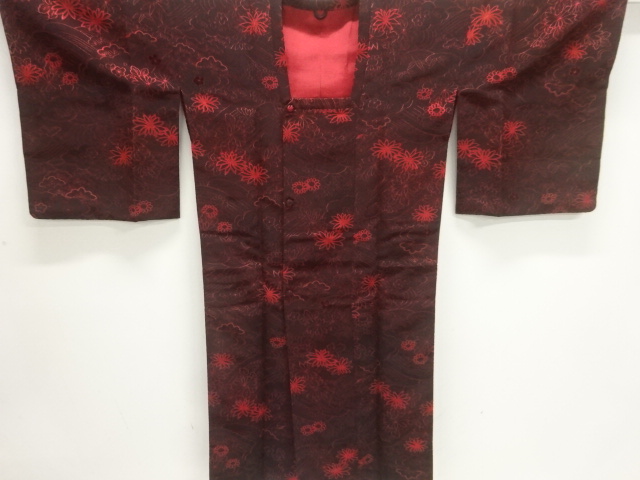 JAPANESE KIMONO / WANA LOOP VELVET WAVE / PINE / BAMBOO / PLUM PATTERN